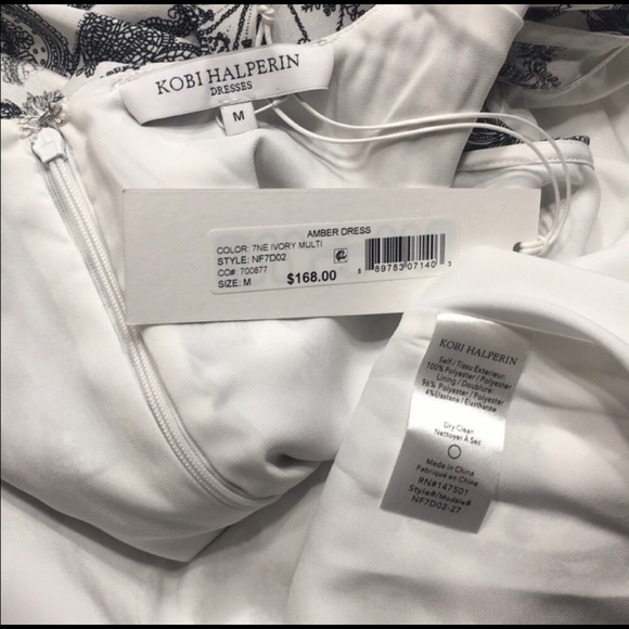 NWT Kobi Halperin Amber Cold Shoulder Shift Dress - Picture 10 of 12